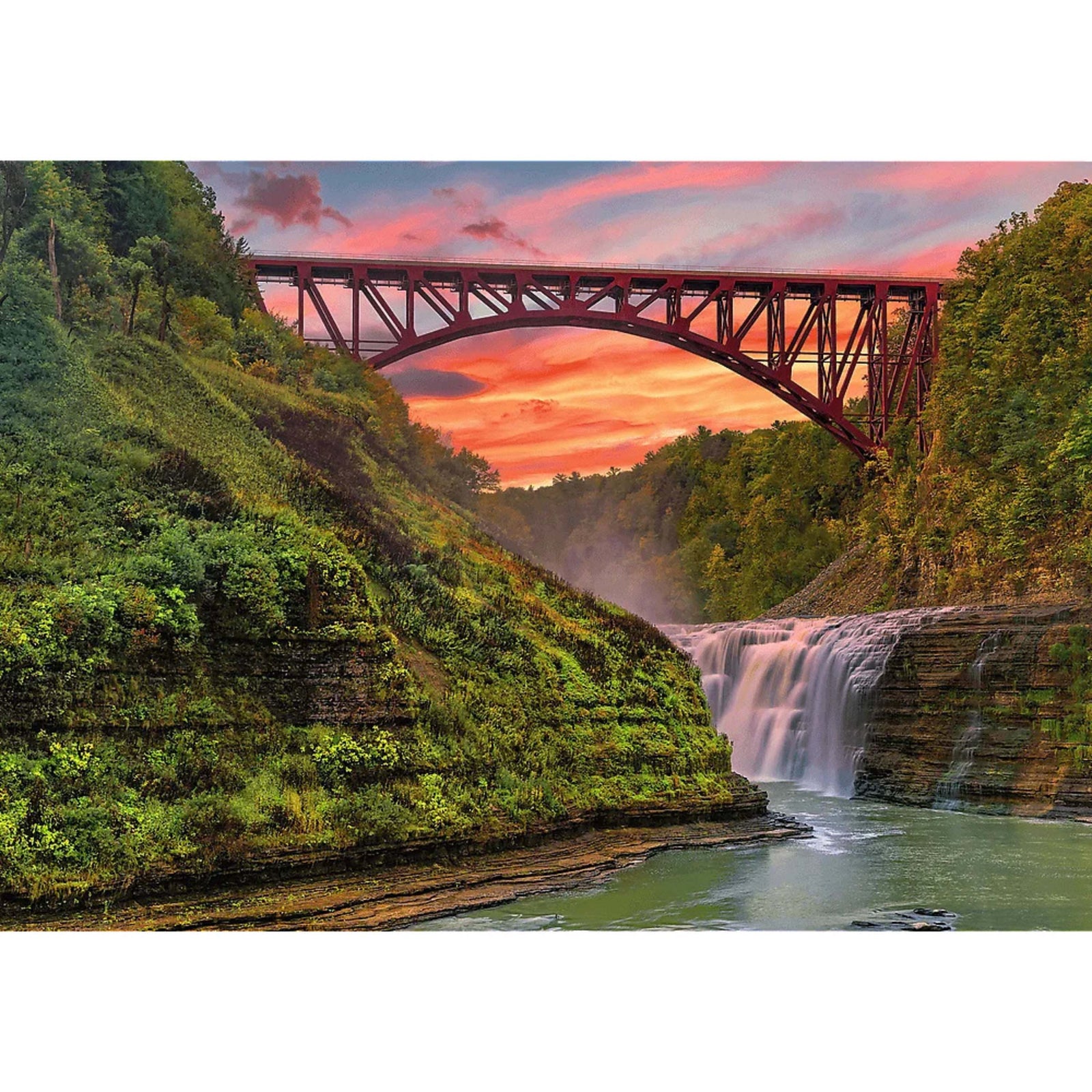 Trefl Red 1000 Piece Puzzle - National Parks New River Gorge