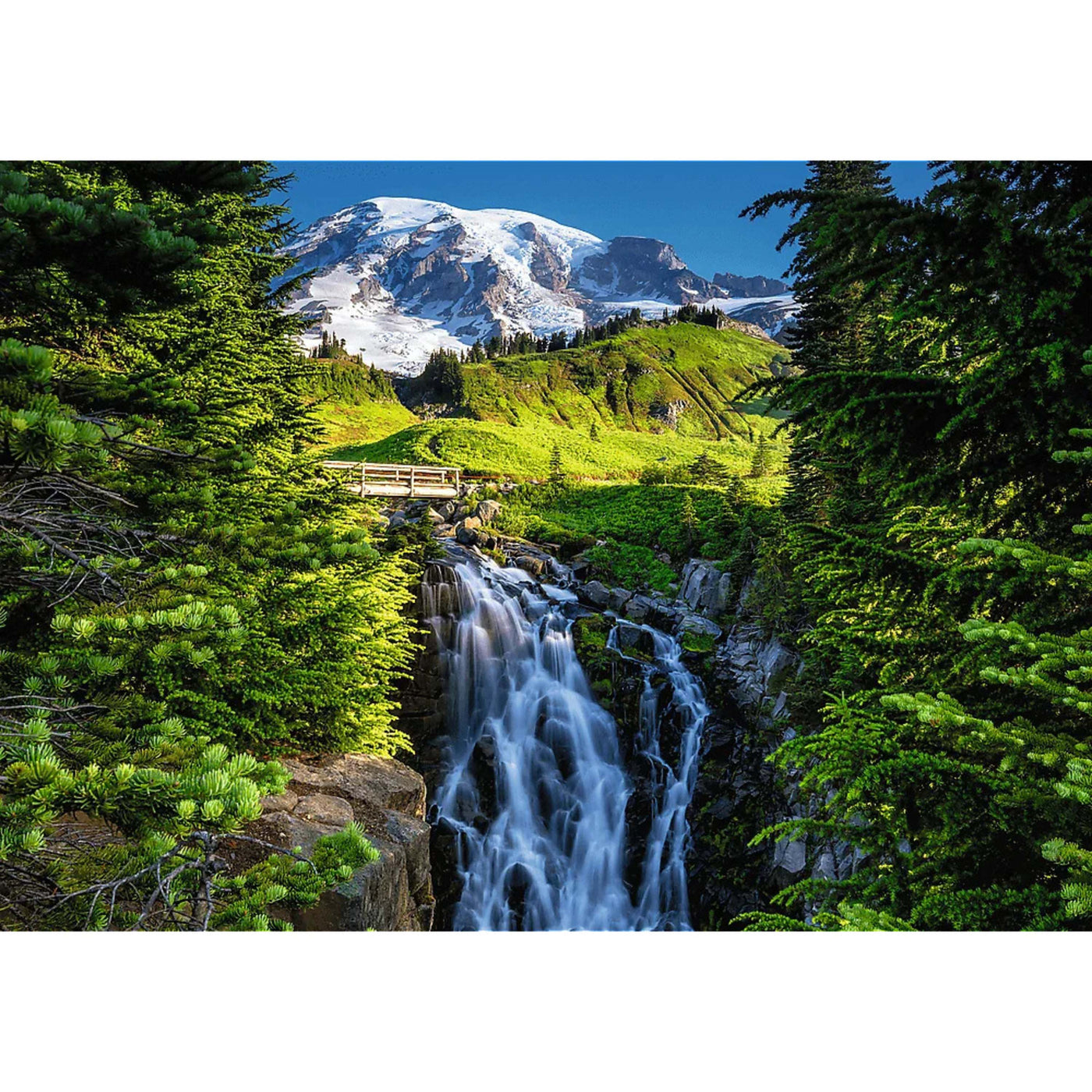 Trefl Red National Parks Mount Rainer 1000 Piece Puzzle