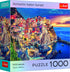 Trefl Red 1000 Piece Puzzle - Romantic Italian Sunset