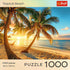 Trefl Red 1000 Piece Puzzle - Sunset Tropical Beach