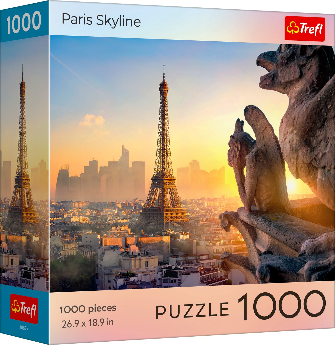 Trefl Red Sunset Paris Skyline 1000 Piece Puzzle