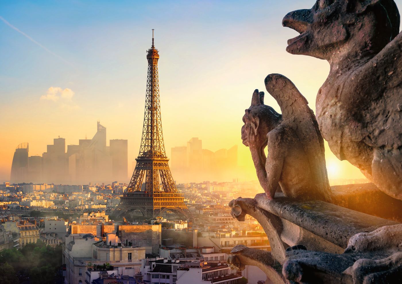 Trefl Red Sunset Paris Skyline 1000 Piece Puzzle