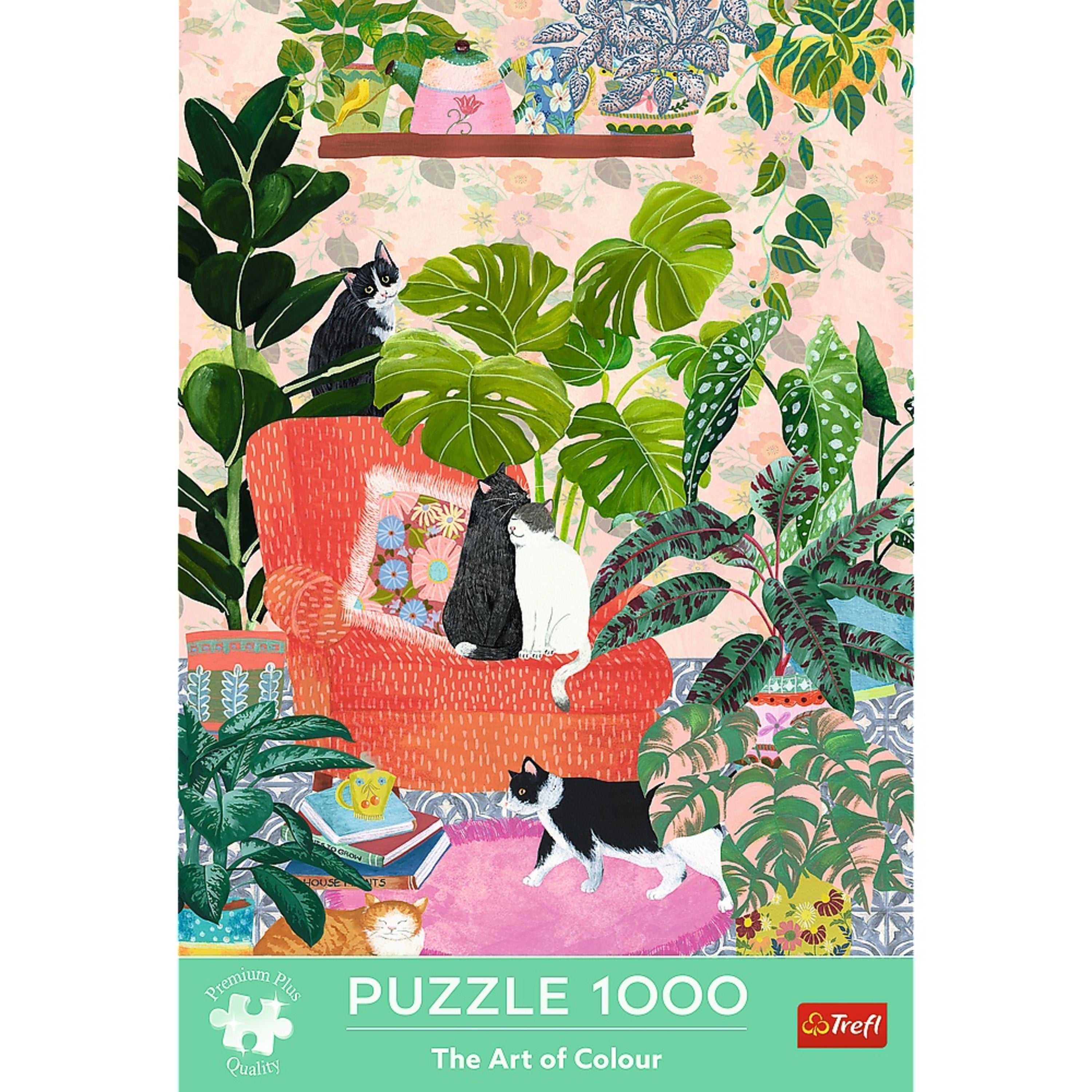 Trefl Premium Plus 1000 Piece Puzzle - The Art of Color Home Sweet Home