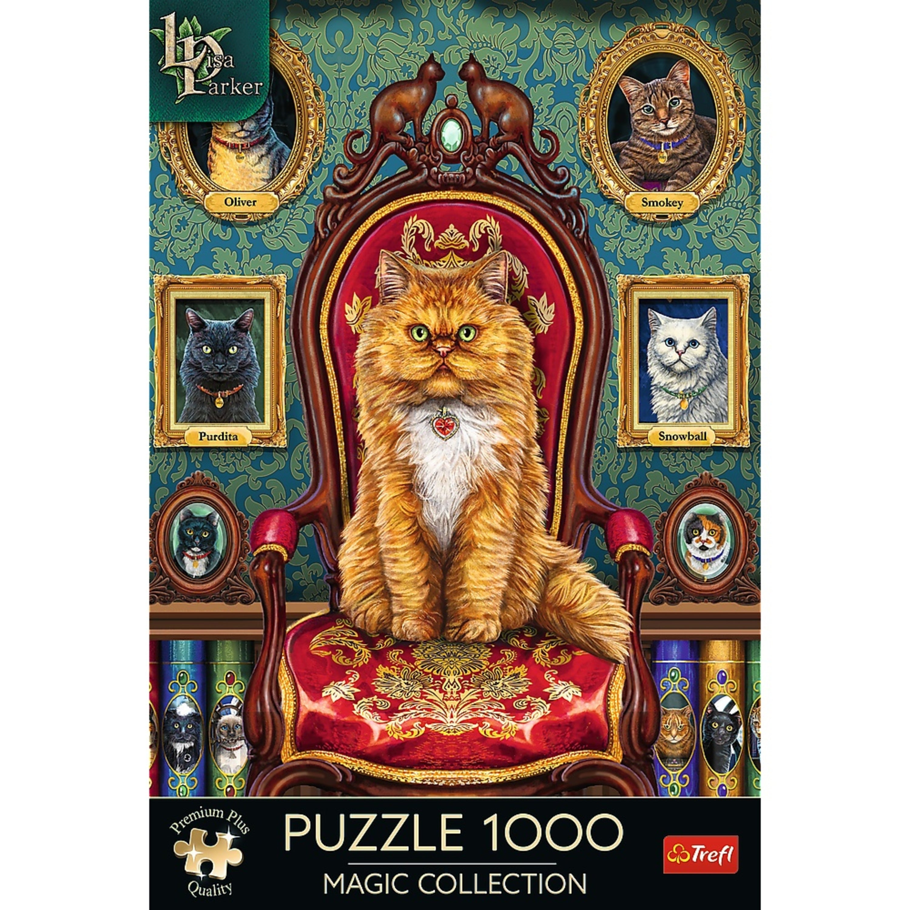 Trefl Premium Plus 1000 Piece Puzzle - Lisa Parker Mad about Cats