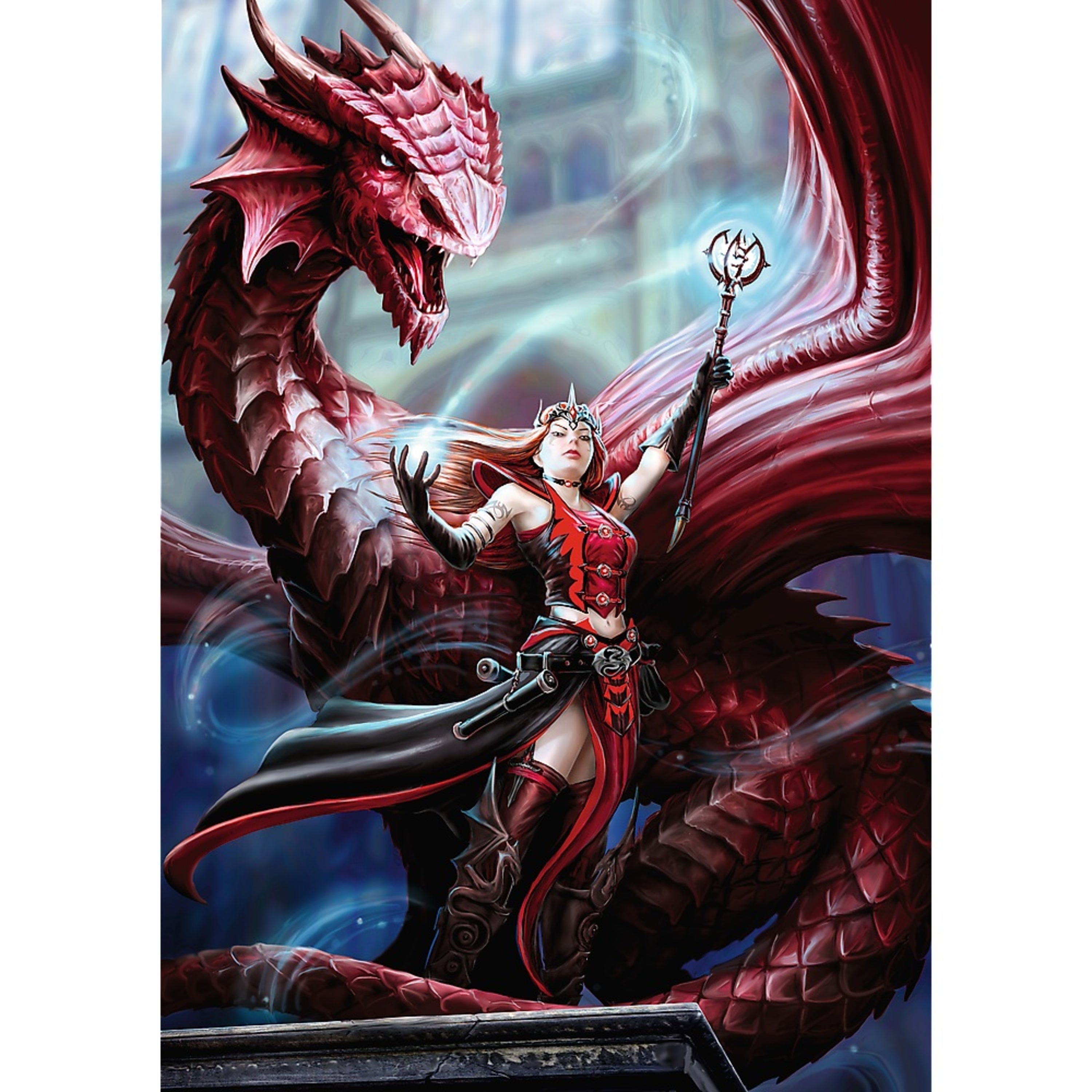 Trefl Premium Plus 1000 Piece Puzzle - Anne Stokes Scarlet Mage