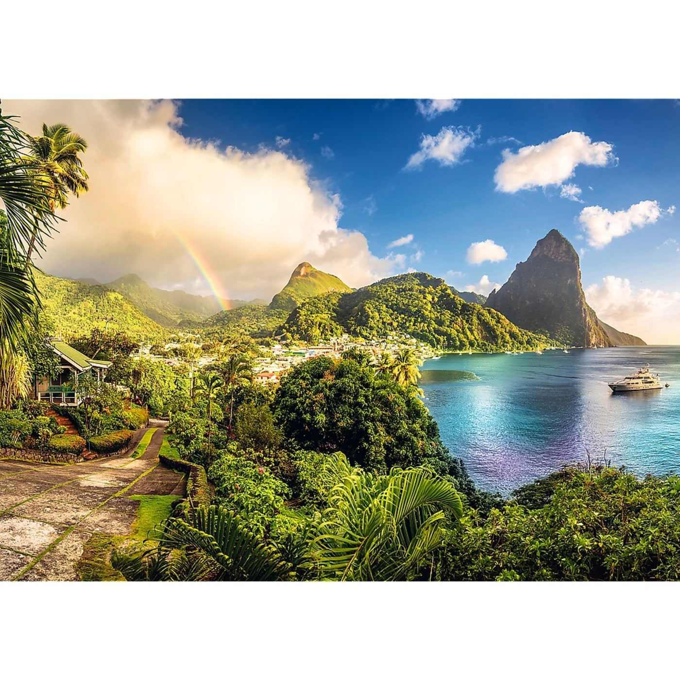 Trefl Red Sunsets: Tropical Lagoon 1000 Piece Puzzle