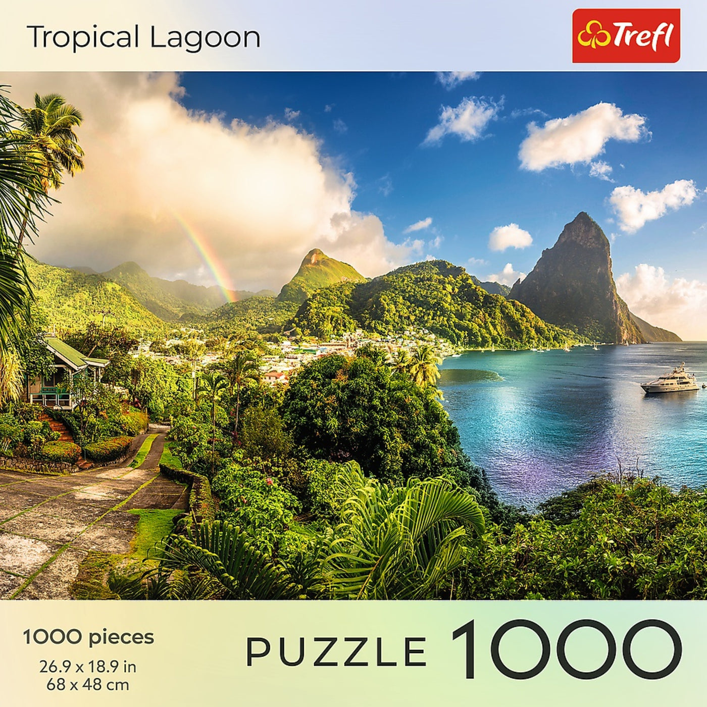 Trefl Red Sunsets: Tropical Lagoon 1000 Piece Puzzle
