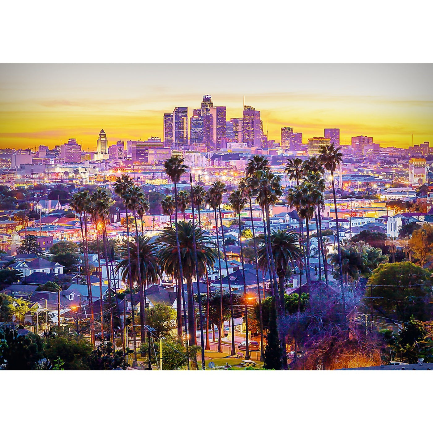 Trefl Red Cities: Los Angeles Skyline 1000 Piece Puzzle
