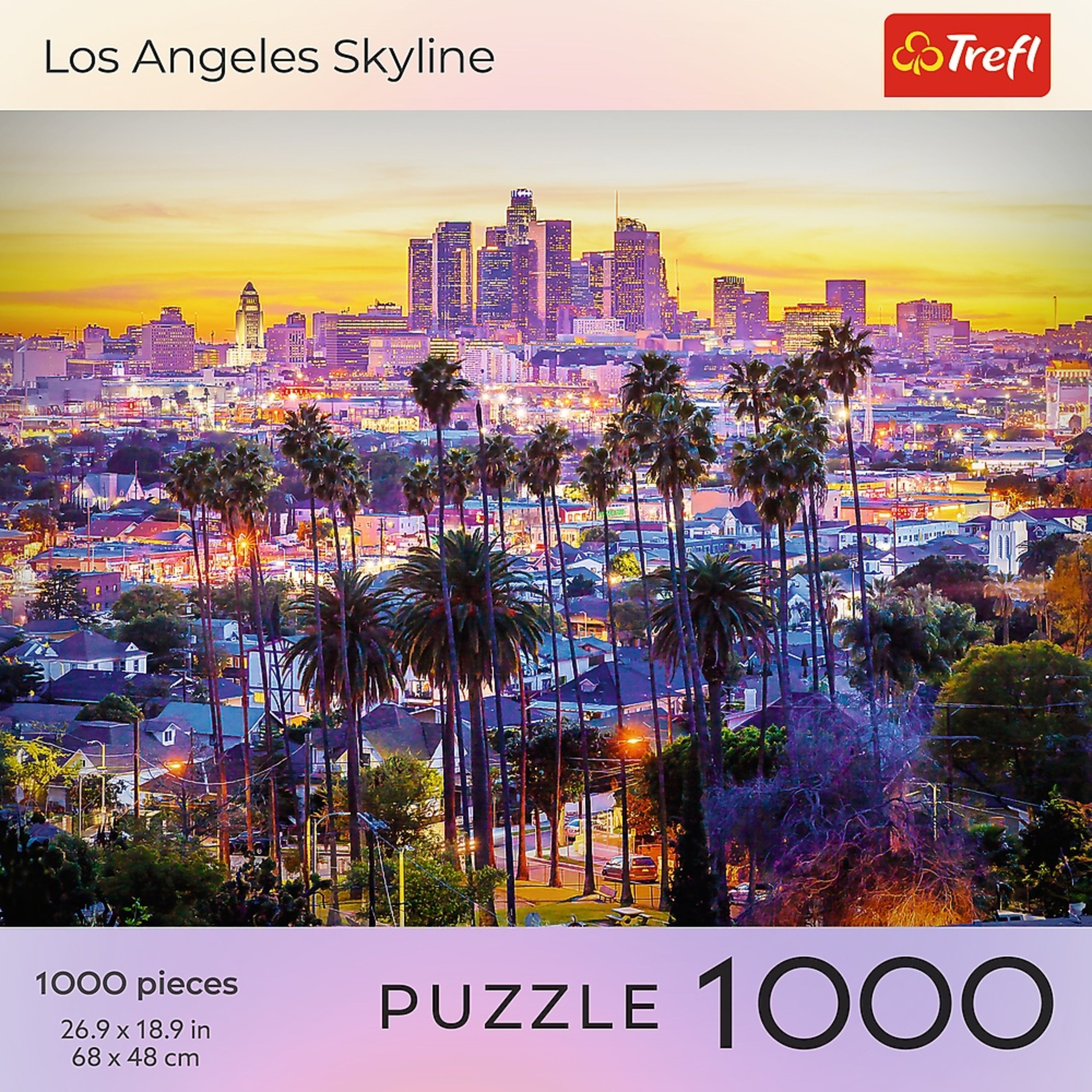 Trefl Red 1000 Piece Puzzle - Cities - Los Angeles Skyline