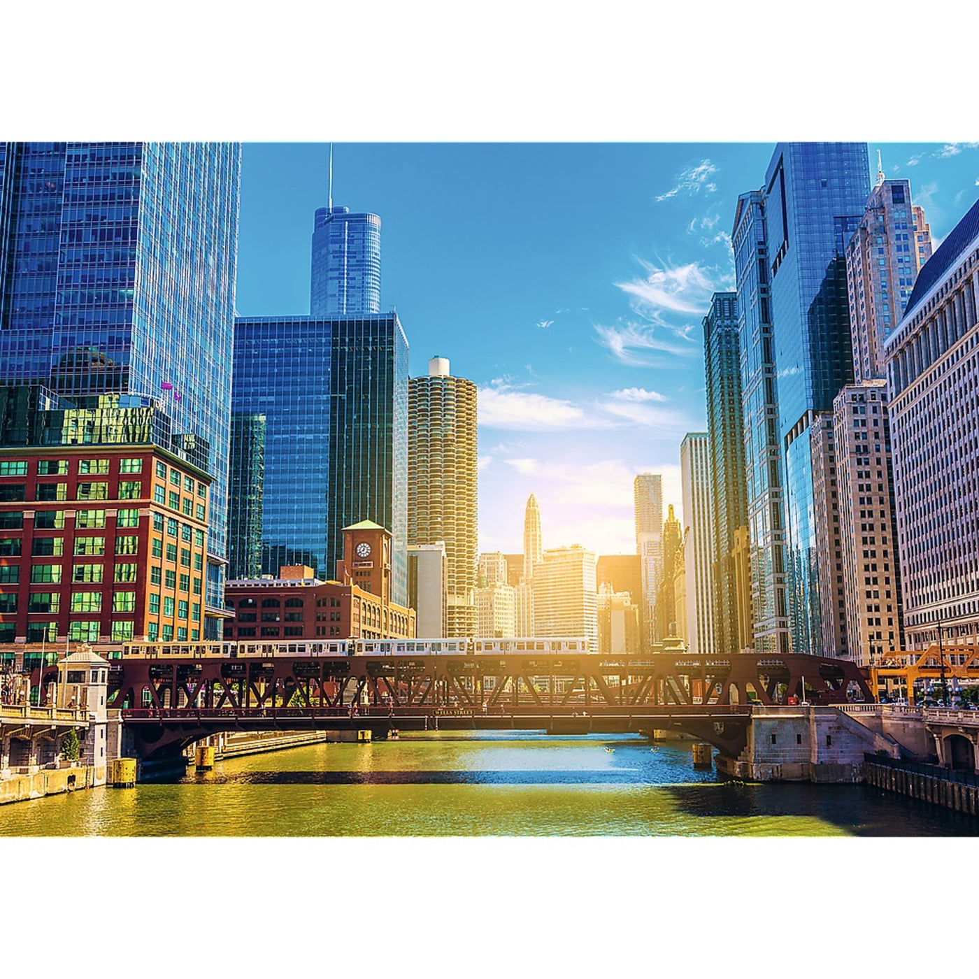Trefl Red Cities: Chicago Skyline 1000 Piece Puzzle