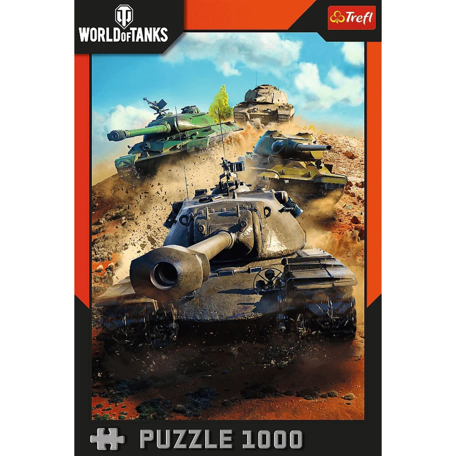 Trefl World of Tanks Tanks in Battle 1000 Piece Puzzle