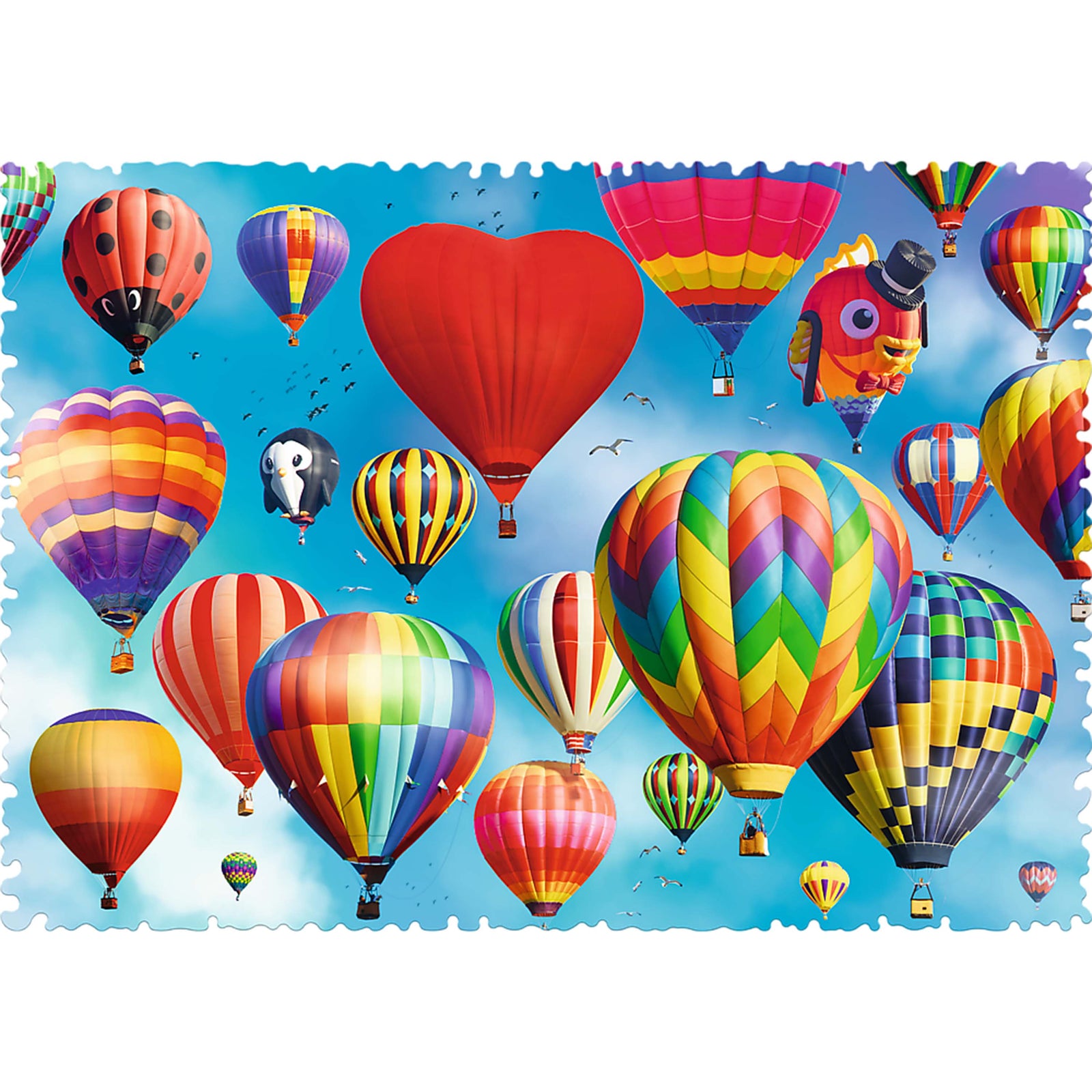 Trefl Red 600 Piece Crazy Shapes - Colourful balloons