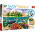 Trefl Red 600 Piece Crazy Shapes - Tropical island