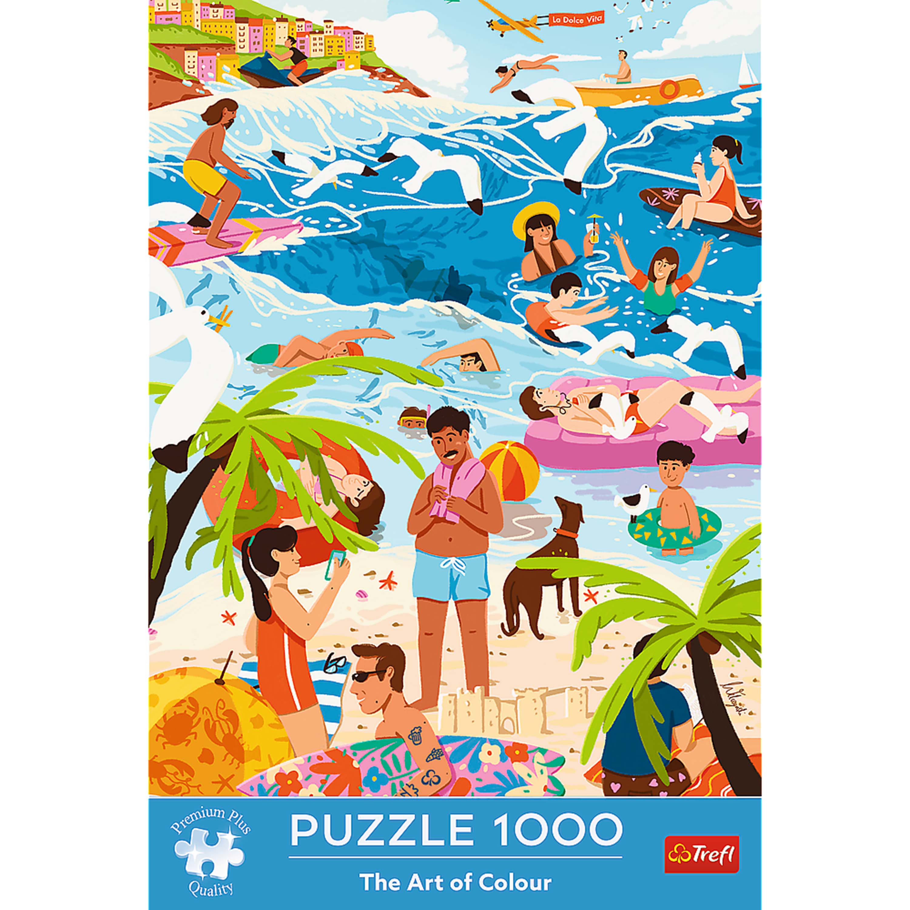 Trefl Premium Plus The Art of Colour: In the Heat of the Holiday Season 1000 Piece Puzzle