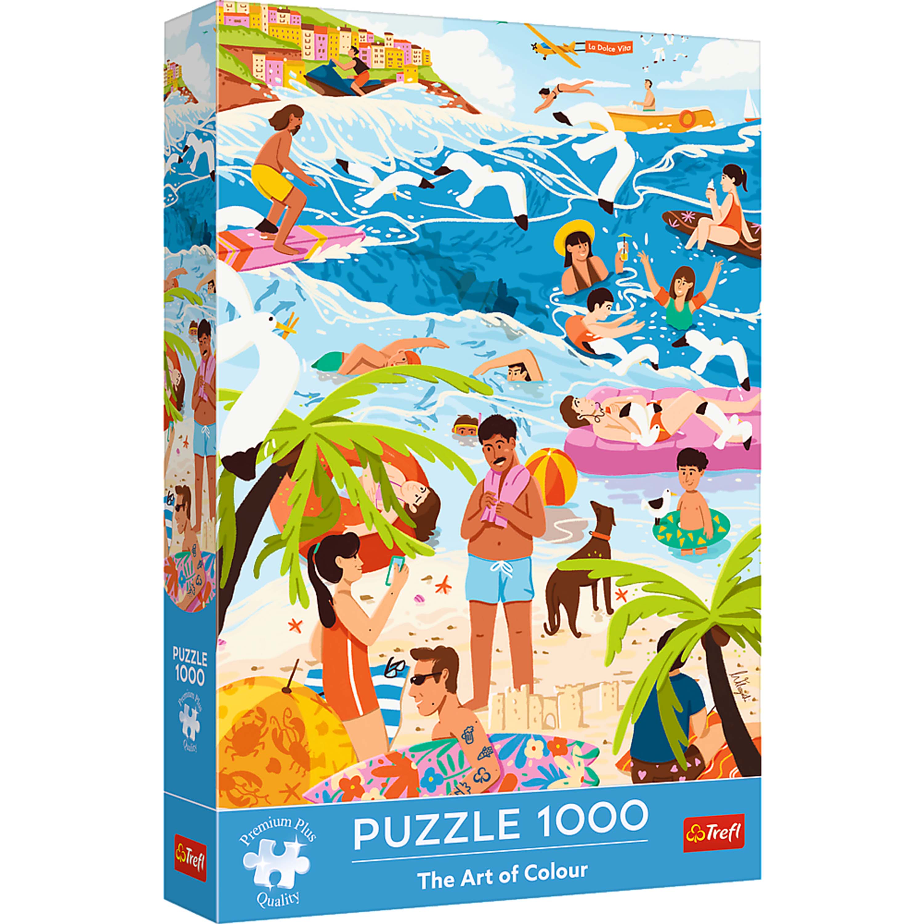 Trefl Premium Plus The Art of Colour: In the Heat of the Holiday Season 1000 Piece Puzzle