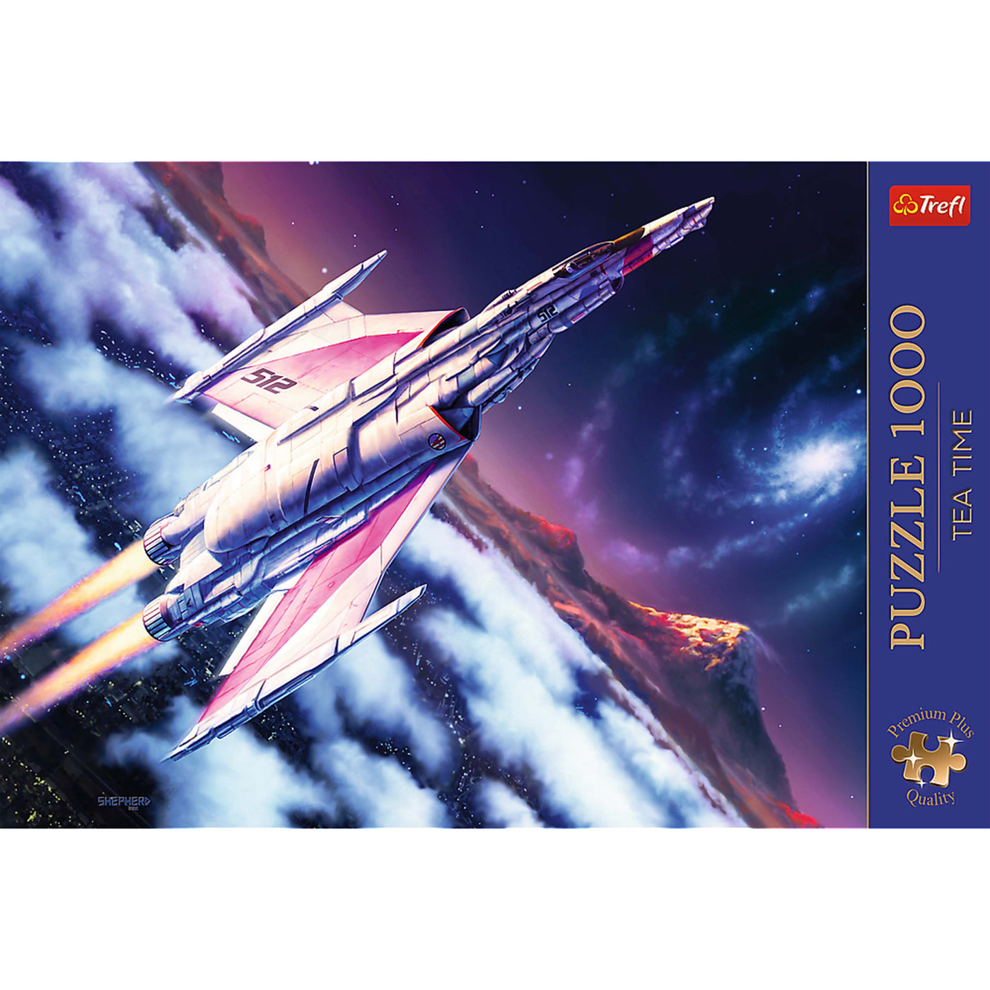 Trefl Premium Plus Tea Time: Flight Into Space 1000 Piece Puzzle