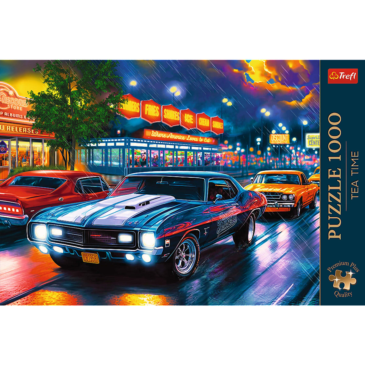 Trefl Premium Plus Tea Time: Night Drive 1000 Piece Puzzle