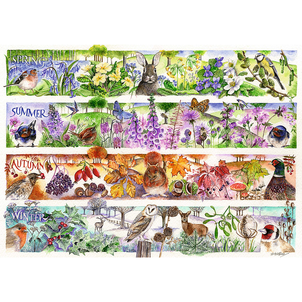 Trefl Premium Plus Tea Time: Four Seasons 1000 Piece Puzzle