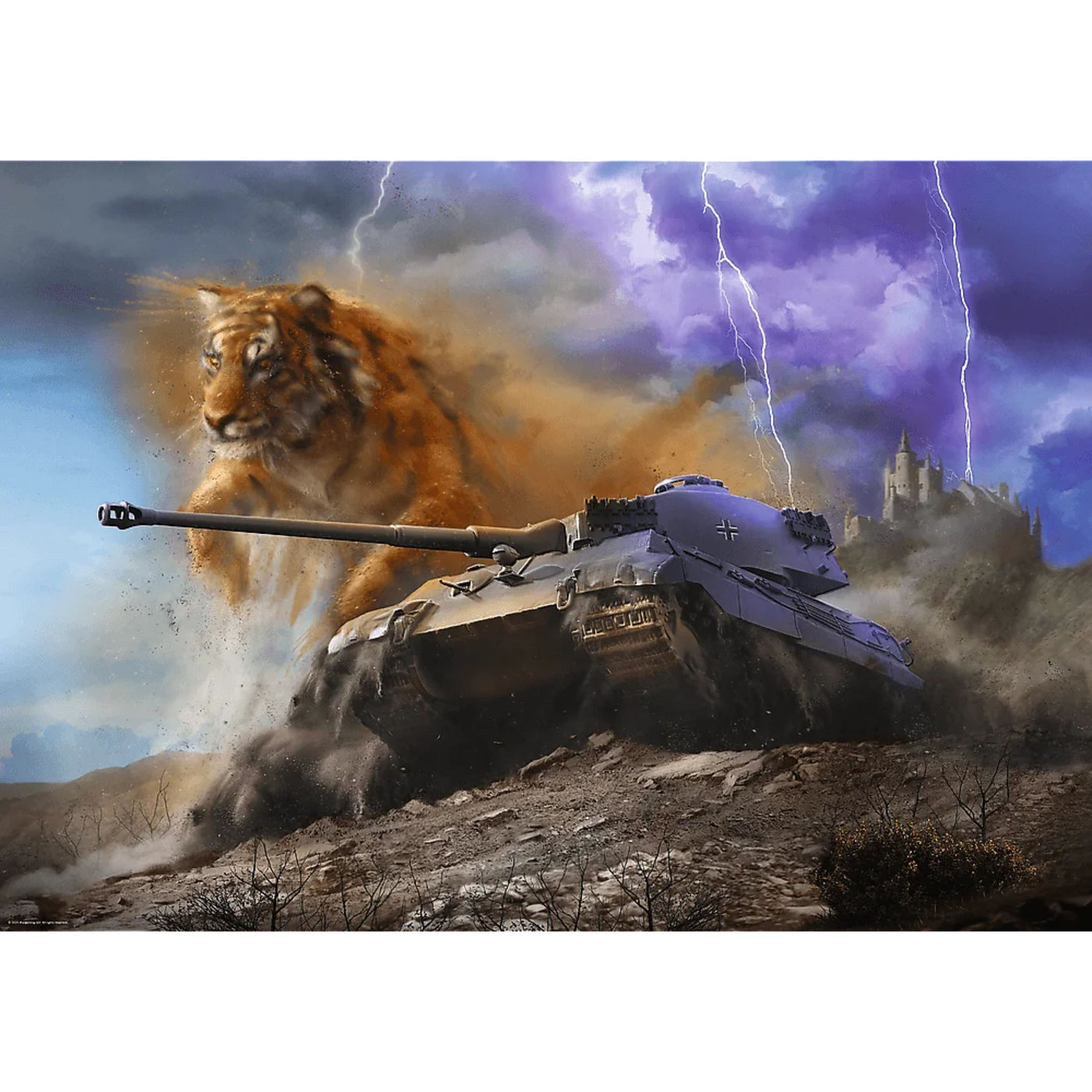 Trefl Premium Plus World of Tanks Tiger II 1000 Piece Puzzle