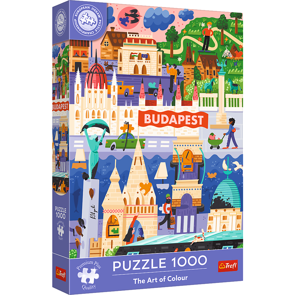 Trefl Premium Plus European Puzzle Championship The Art of Colour Puzzle