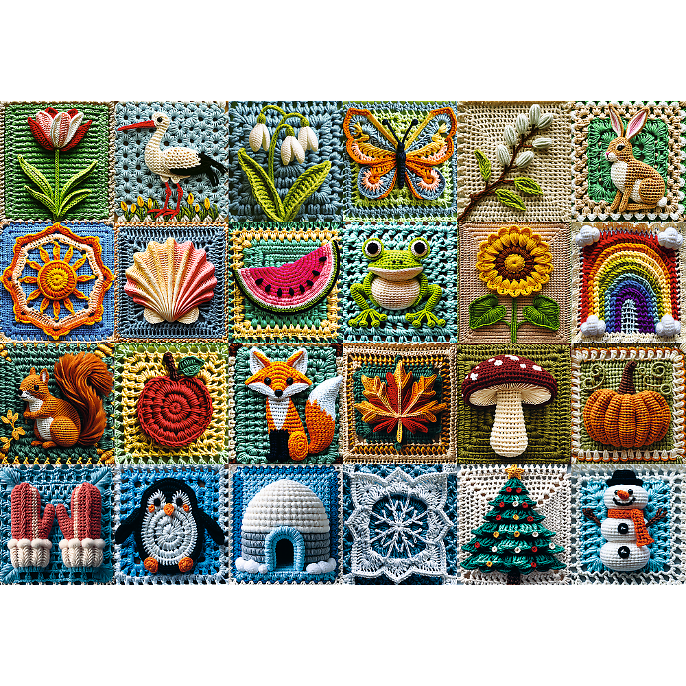 Trefl Premium Plus Crochet - Four Seasons 1000 Piece Puzzle