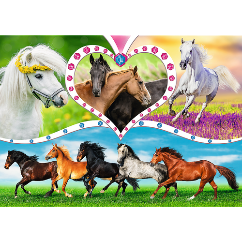 Trefl Kids 200pc Beautiful Horses Puzzle
