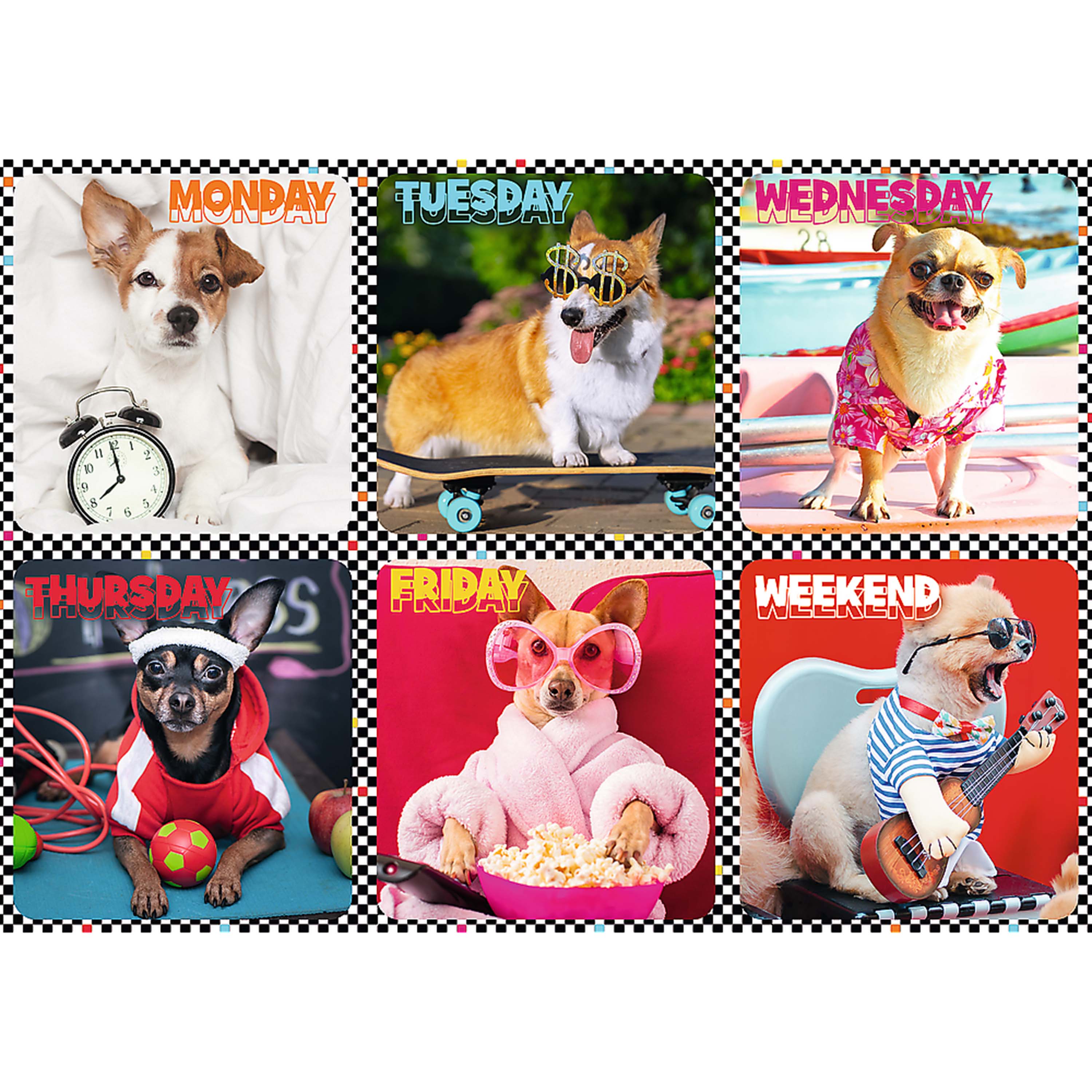 Trefl Red 200 Piece Kids Puzzle - Happy Dogs