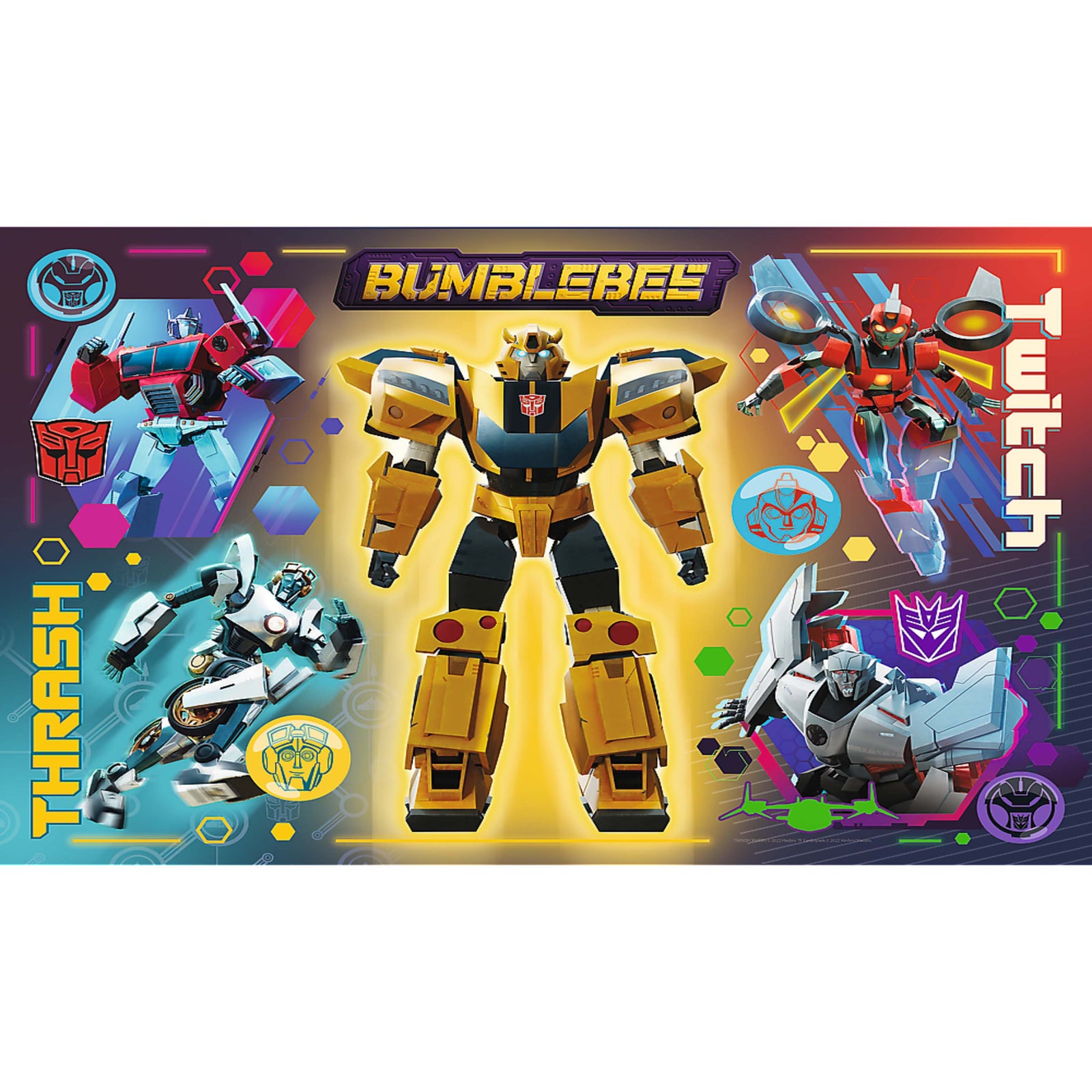 Trefl Red 200 Piece Puzzle - Transformers