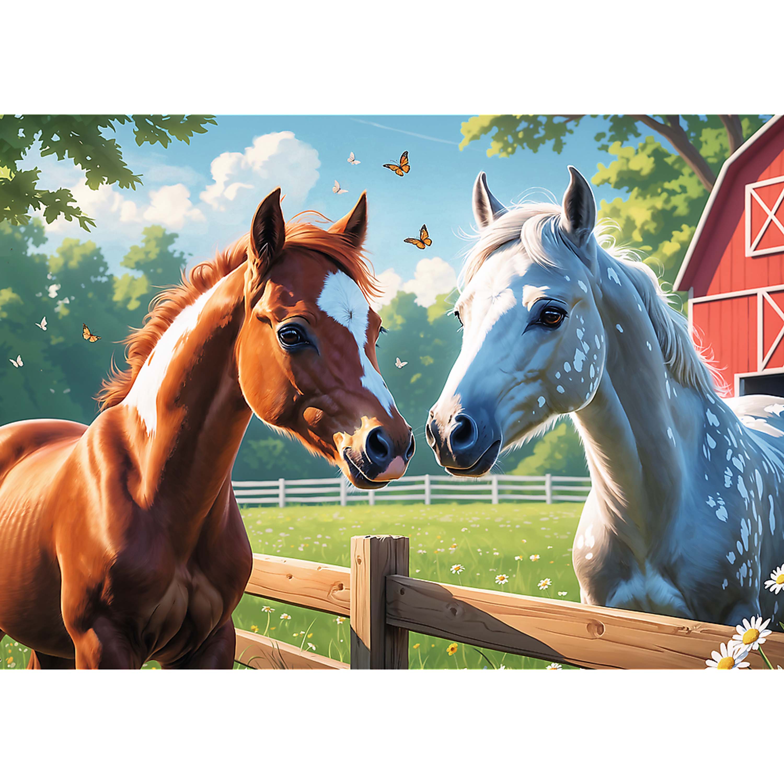 Trefl Kids Horses in the Clearing 200 Piece Puzzle