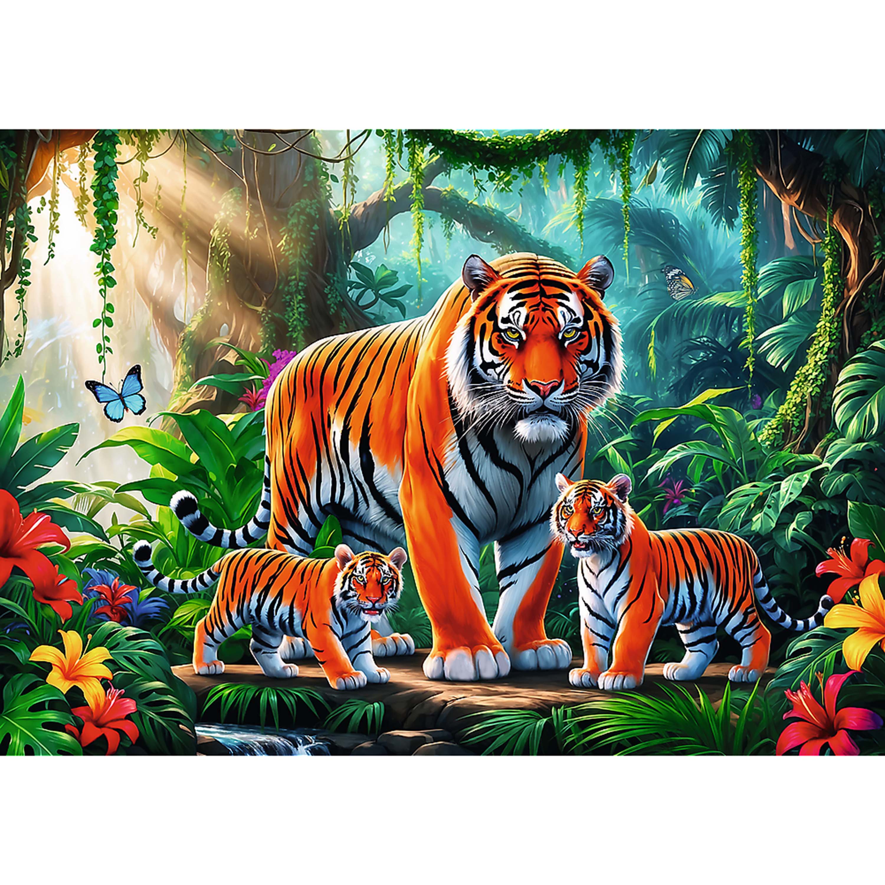 Trefl Kids Tiger Habits 200 Piece Puzzle