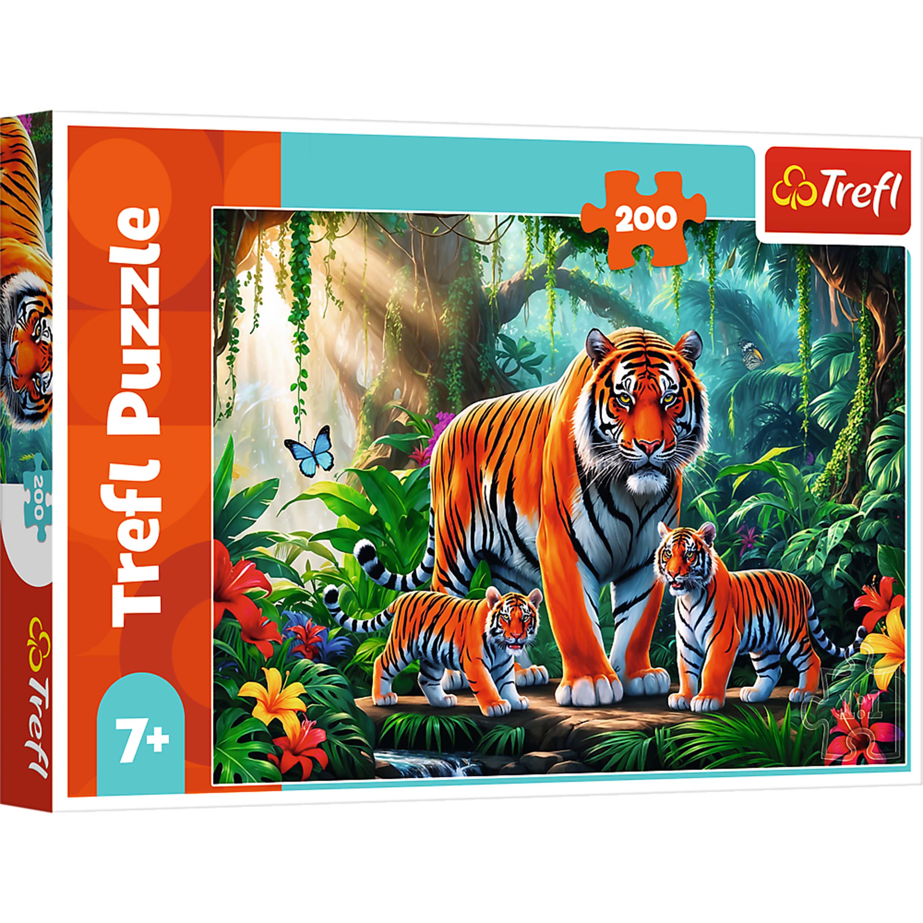 Trefl Kids Tiger Habits 200 Piece Puzzle