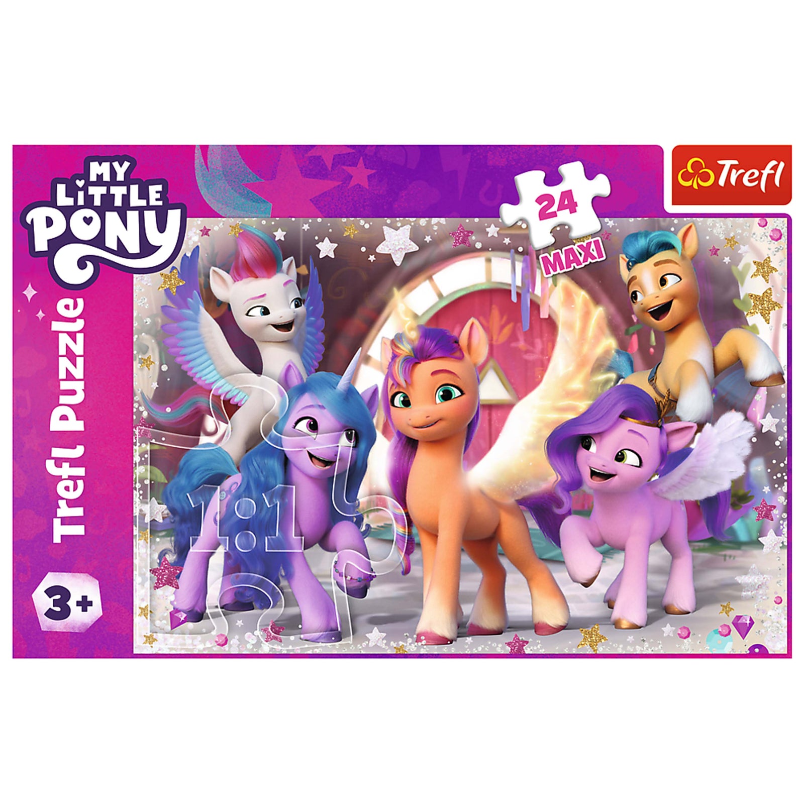 Trefl Red 24 Piece Maxi Puzzle - My Little Pony - A Happy Day of Ponies