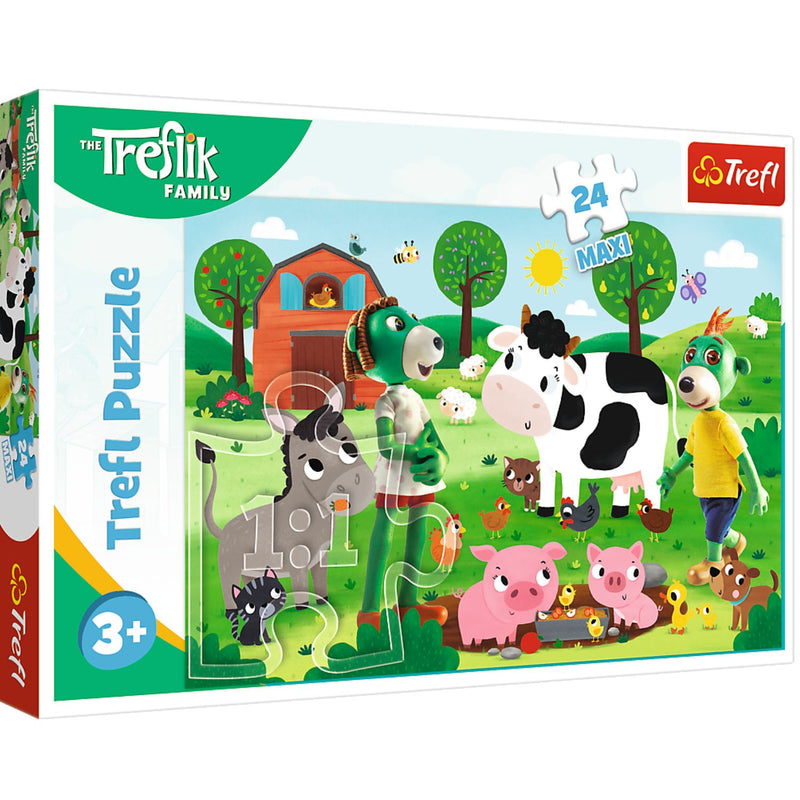 Trefl 24 Maxi Trefliks on the Farm Kids Puzzle