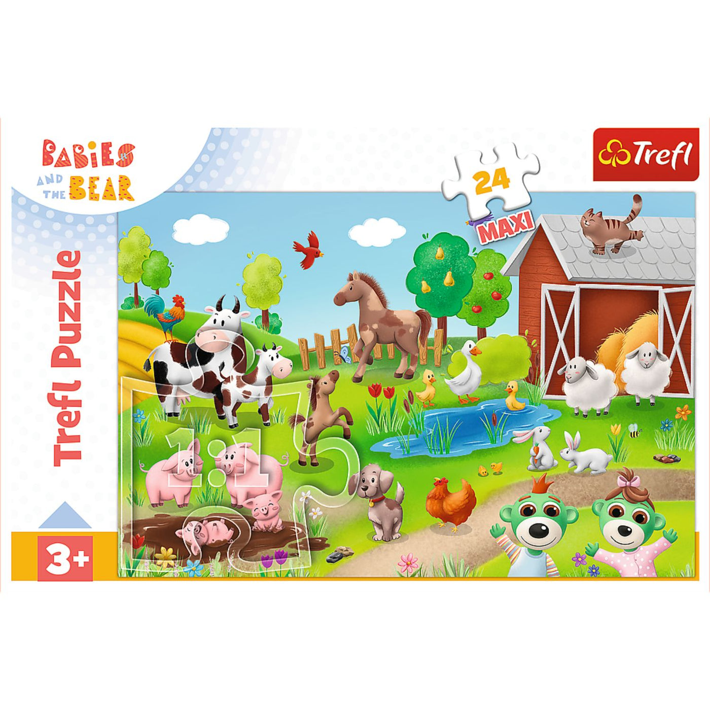 Trefl Babies & The Bear Babies on the Safari 24 Maxi Kids Puzzle