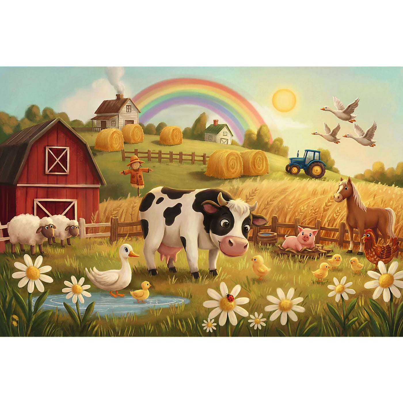 Trefl Babies & Bear Cow on the Farm 24 Maxi Kids Puzzle