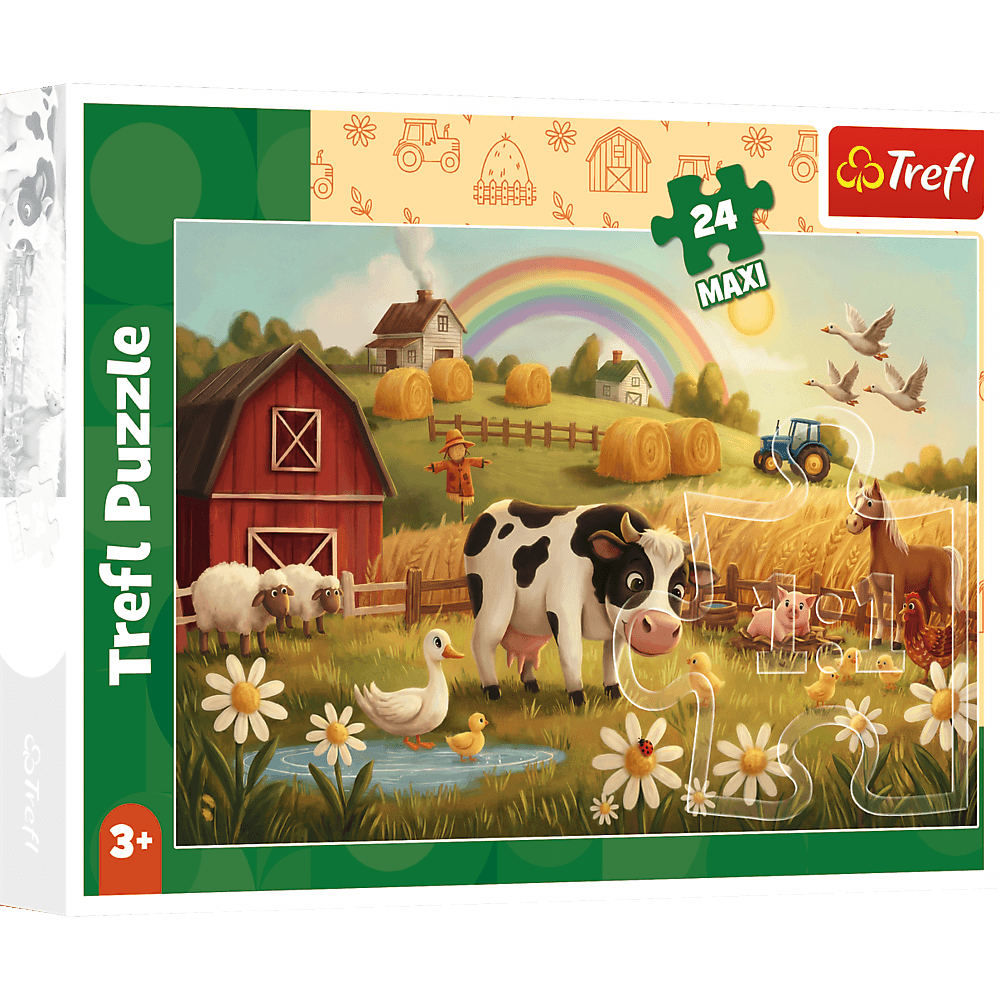 Trefl 24 Maxi Cow on the Farm