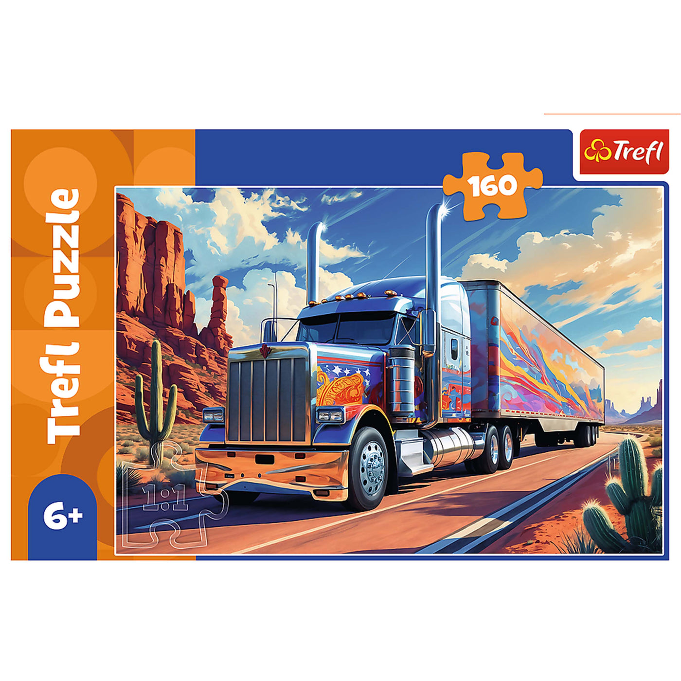 Trefl Kids Truck on The Road 160 Piece Puzzle