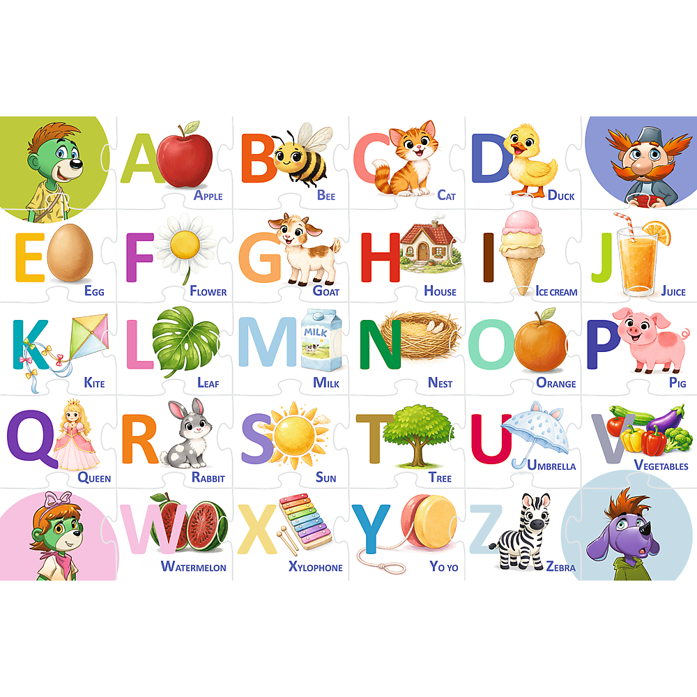 Trefl Educational Alphabet 30 Piece Kids Puzzle