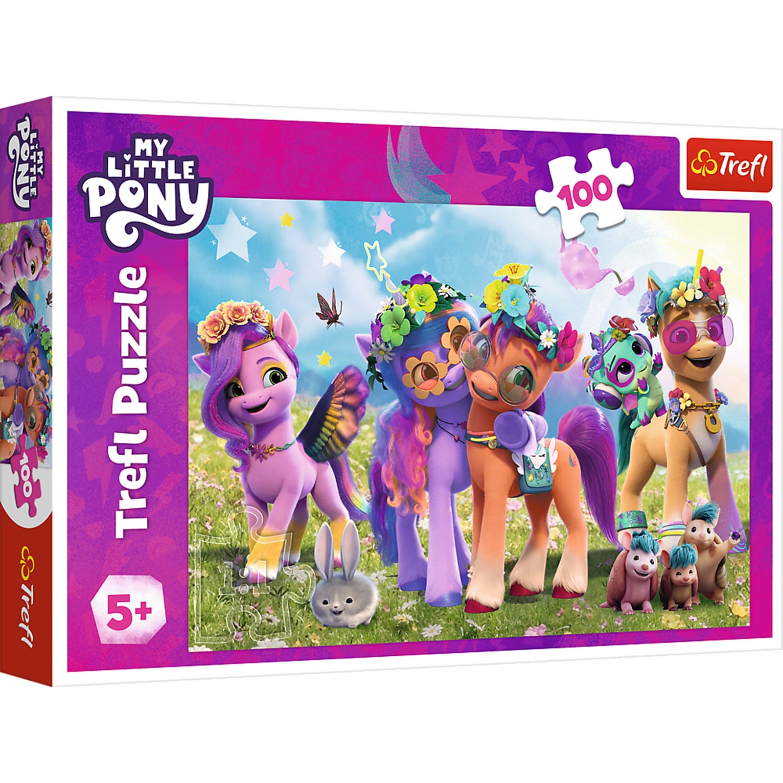 Trefl Red 100 Piece Puzzle My Little Pony Funny Ponies