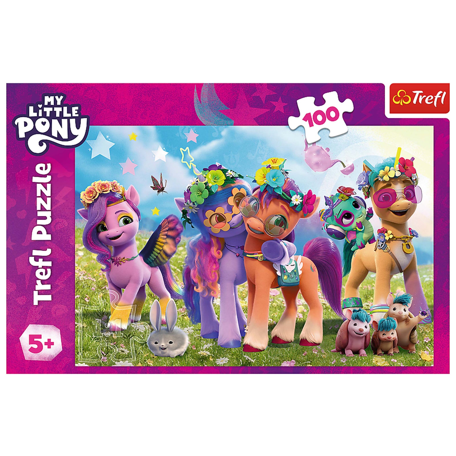 Trefl Red 100 Piece Puzzle - My Little Pony - Funny Ponies