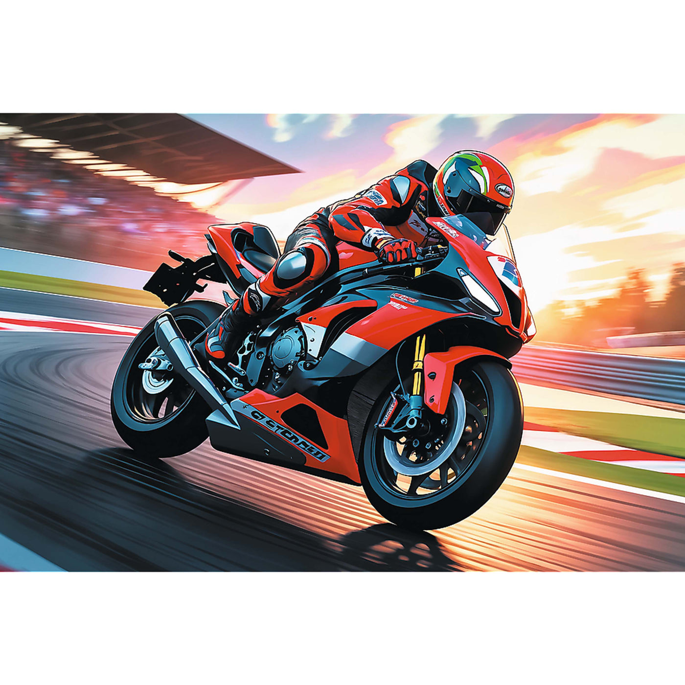 Trefl Kids Fast Motorbike 100 Piece Puzzle