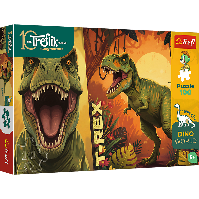 Trefl Kids Treflik Family -  Inspired By Nature T-Rex 100 Piece Puzzle