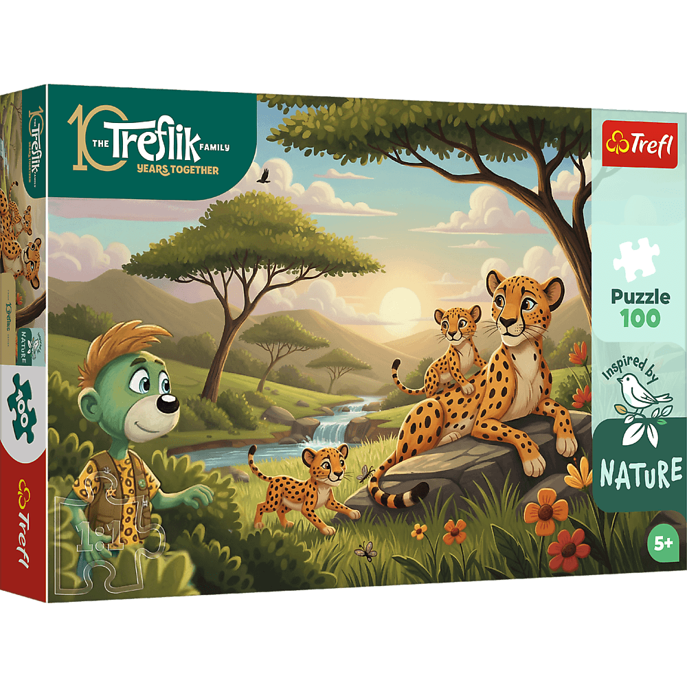 Trefl Kids Inspired By Nature Cheetahs 100