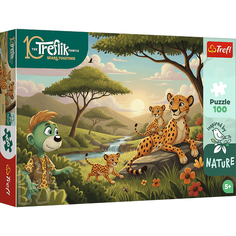 Trefl Kids Inspired By Nature Cheetahs 100
