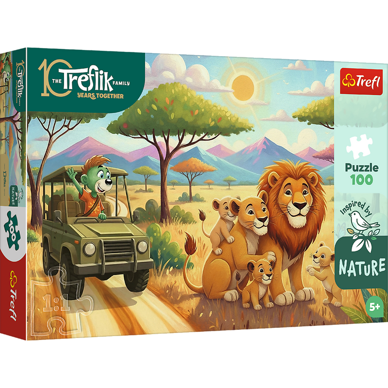 Trefl Kids Treflik Family -  Inspired By Nature Lions 100 Piece Puzzle