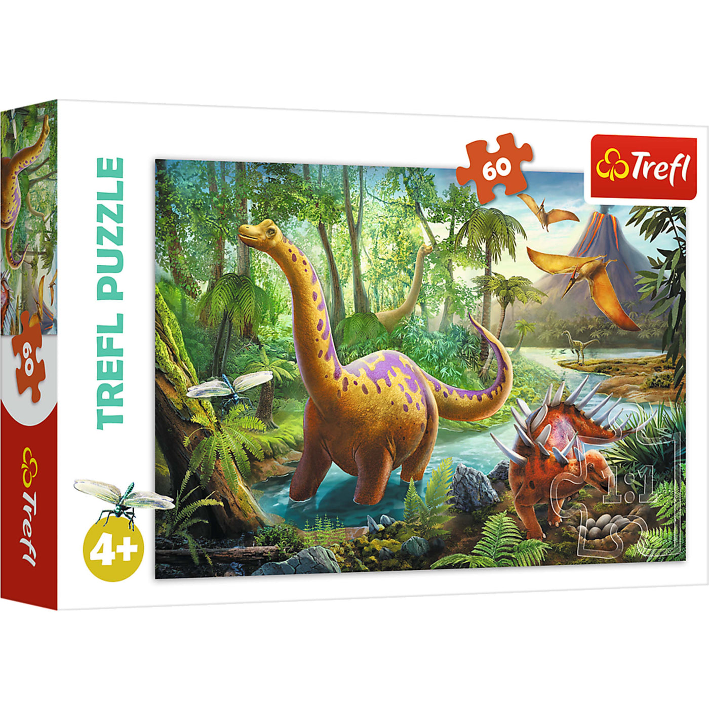 Trefl Preschool Dinosaur Migration 60 Piece Puzzle