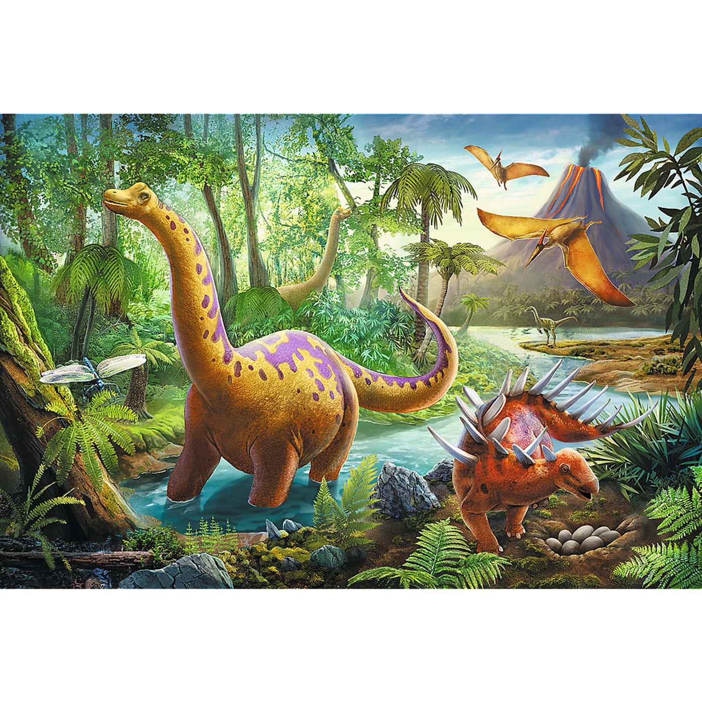 Trefl Preschool Dinosaur Migration 60 Piece Puzzle