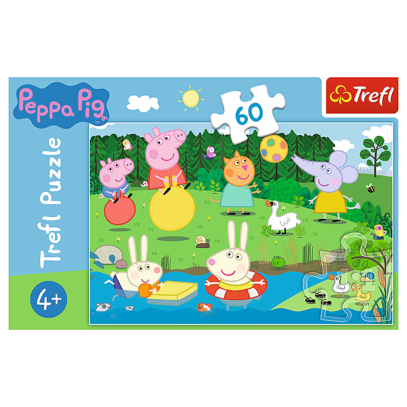 Trefl Kids Peppa Pig Holiday Fun 60 Piece Jigsaw Puzzle