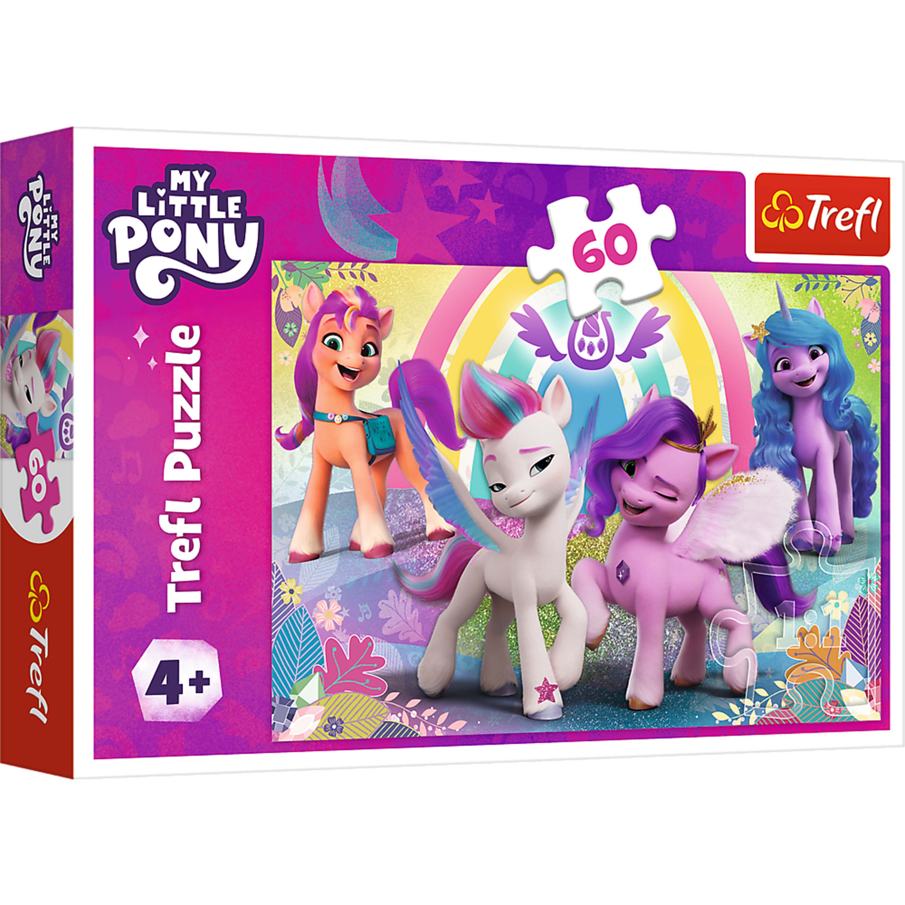 Trefl Red 60 Piece Puzzle - My Little Pony - In the World of Friendship