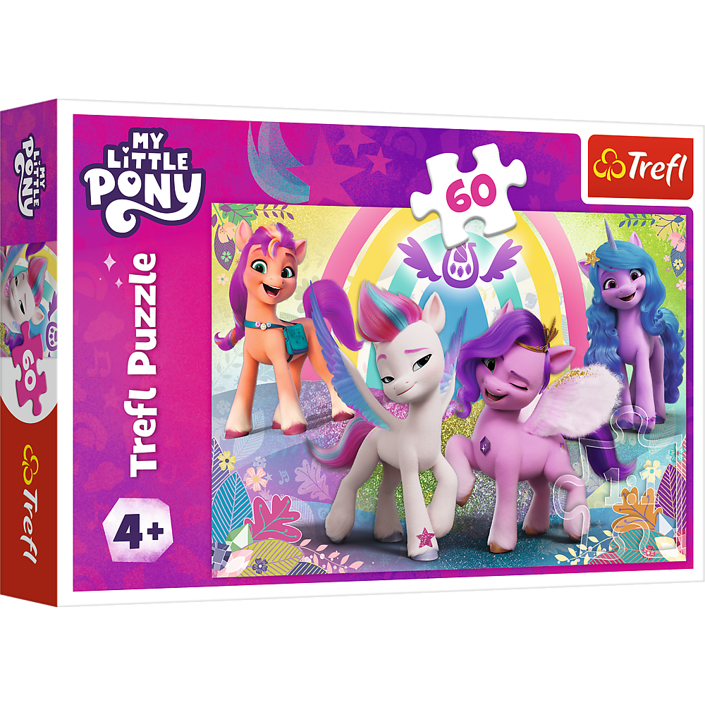 Trefl Red 60 Piece Puzzle - My Little Pony - In the World of Friendship